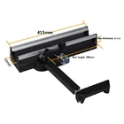 Бесплатная доставка, направляющая алюминиевая рельсовая основа, стол для мини-циркулярной пилы, аксессуары для электроинструмента, применение для модели HILDA.