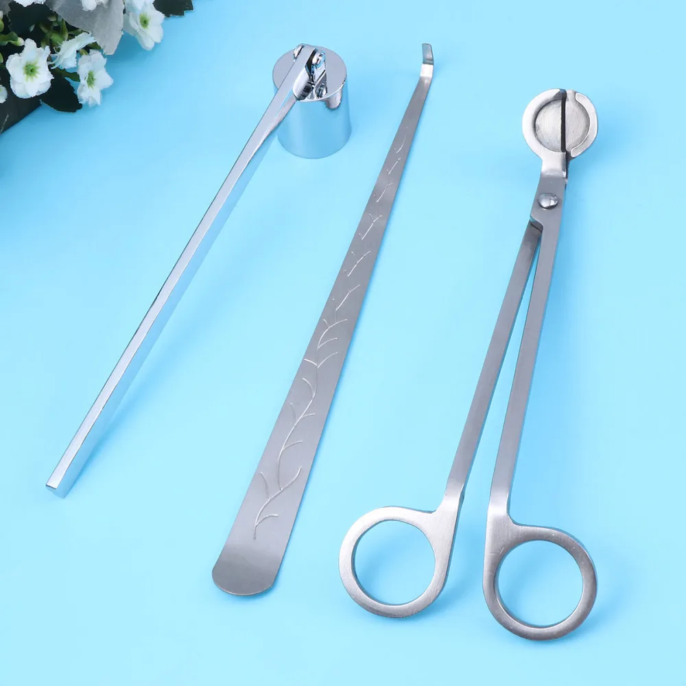 

3pcs Candle Accessory Set Candle Wick Trimmer Candle Wick Dipper Candle Snuffer