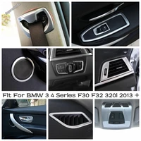 safety seat belt door stereo speaker window lift cover trim for bmw 3 4 series f30 f32 320i 2013 2018 matte car supplies