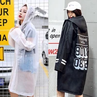 windbreaker raincoat transparent rainwear portable poncho impermeable women men cover rain impermeables trench coat hood 60yy059