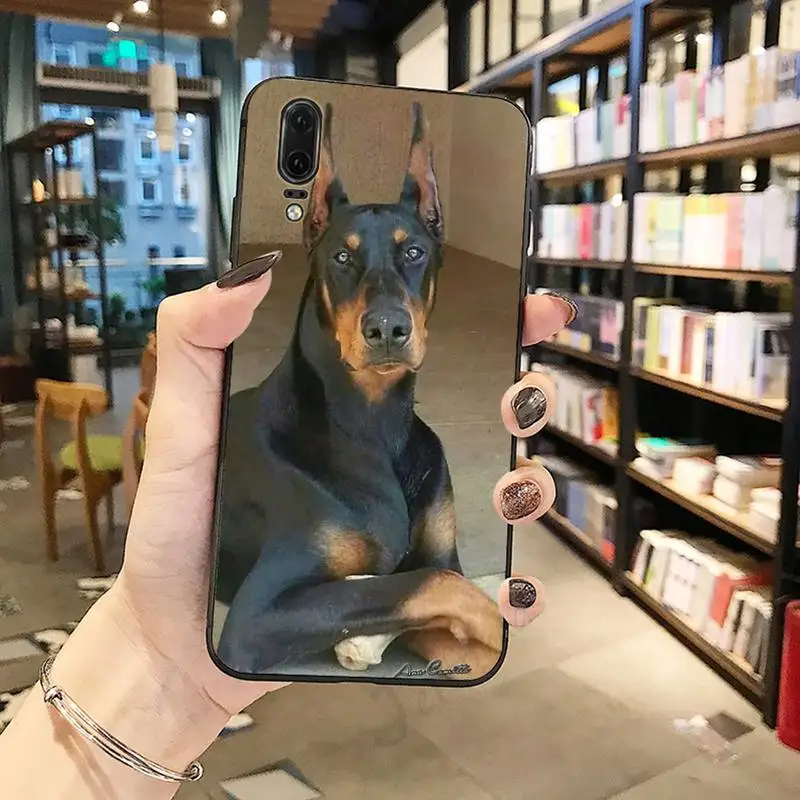

Dachshund Dog Doberman ferocious Phone Case For Huawei honor Mate P 10 20 30 40 Pro 10i 9 10 20 8 x Lite