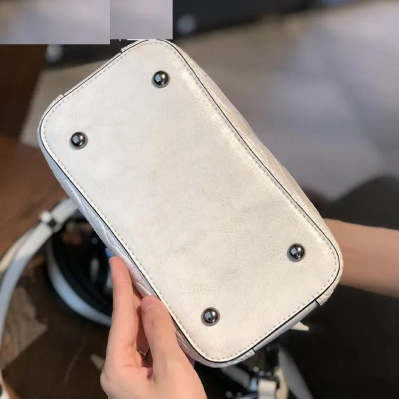 Famous Brand Genuine Leather Women Handbag Fashion Bucket Bag Alligator Shoulder Female Casual Messenger New Totes | Багаж и сумки