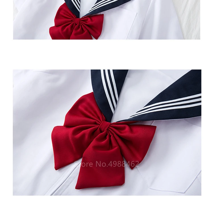 

Asian Japanese Style College Student School Uniform for Women Girls Skirt Dress Set Korea Cosplay Costume Korean Sdilor JK Suit