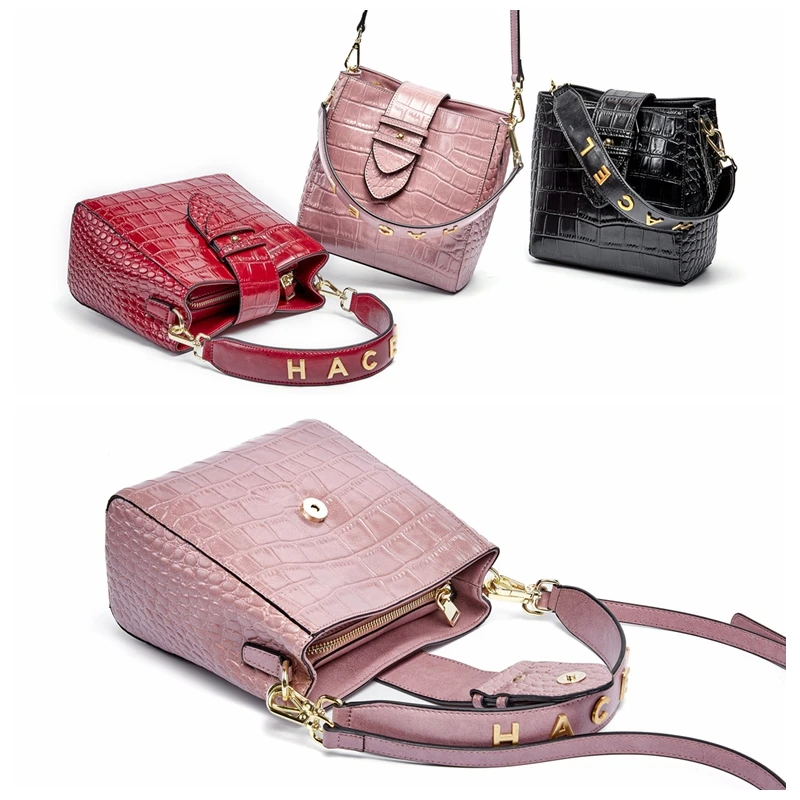 Солнечный магазин сумки-ведро для женщин сумка из натуральной кожи модная