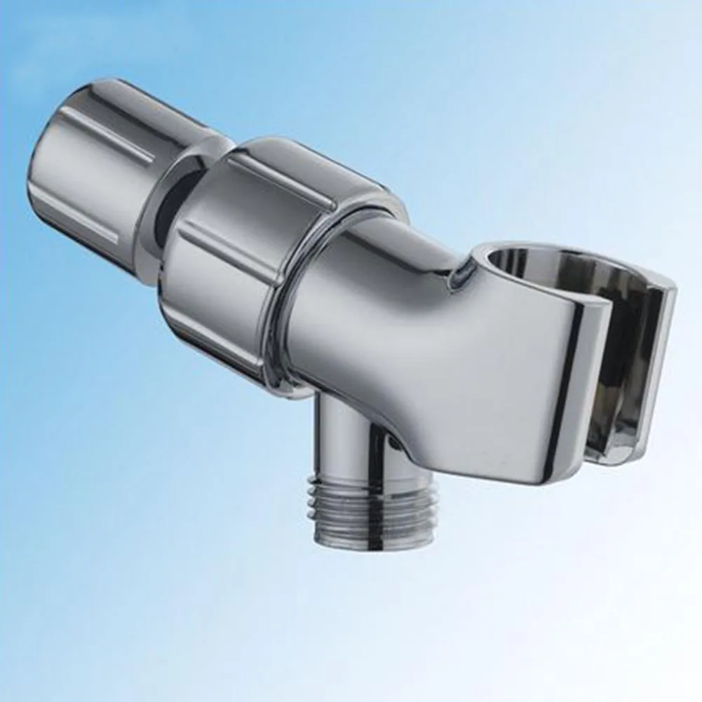 

Home Connection ABS Hotel Extension Plating Replacement Parts Bathroom Silver Durable Shower Arm Mounted Holder