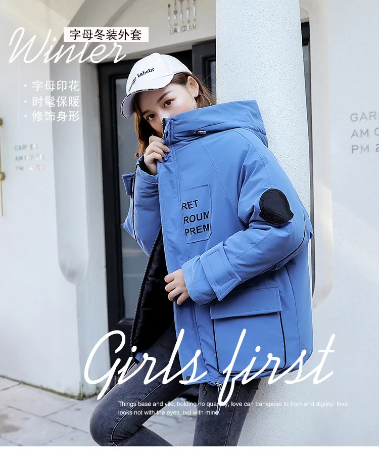Abrigos Mujer Invierno Short Winter Jacket Women Fur Cotton Padded Jacket Female Parka Womens Jacket Winter Coat for Woman
