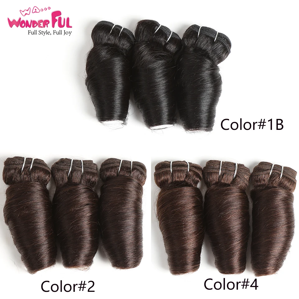 3 шт./лот романтические вьющиеся волосы бразильские с двойным рисунком волнистые