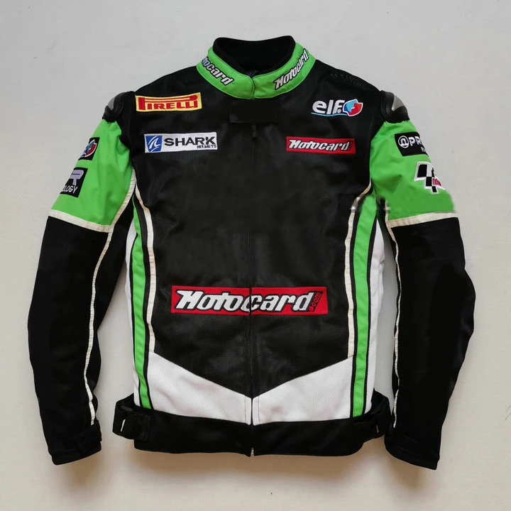 Motorbike Racing Mens Coat Hoodie With Protector