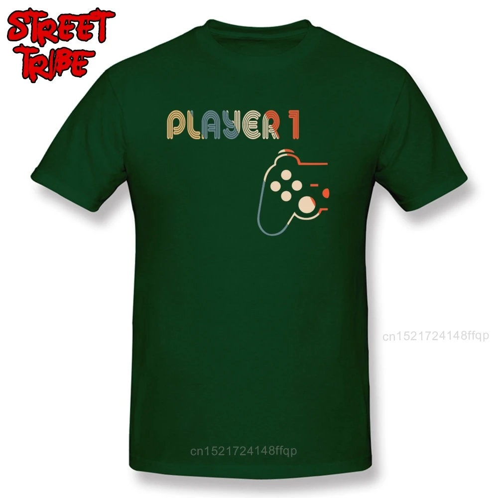 Парная футболка для геймеров 1 игроков Мужская с принтом женская надписью
