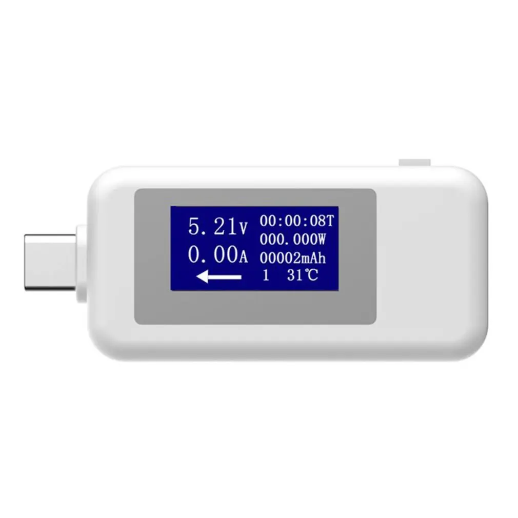 KWS-1802C USB тестер крепкий практичный Тип C ЖК-дисплей Ток Напряжение зарядное