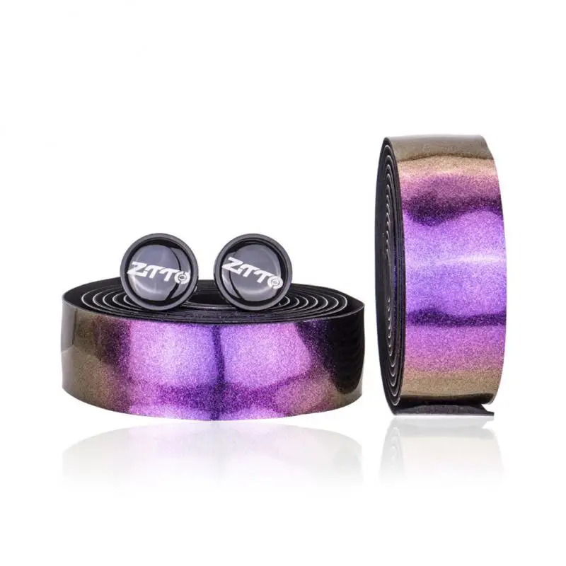 

Bicycle Handlebar Tape Steering Wheel Cover Aurora Gradient Color Bike Handle Nonslip Belt Cycling Bike Handlebar Accessories