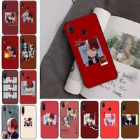 todoroki icons aesthetic phone case for redmi note 8pro 8t 9 redmi note 6pro 7 7a 6 6a 8 5plus note 9 pro case