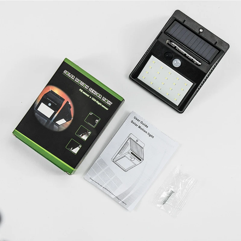 

20/30 LED Solar Light PIR Motion Sensor Wall Light Outdoor Garden Security Lamp For Garden Decoration Street Lantern