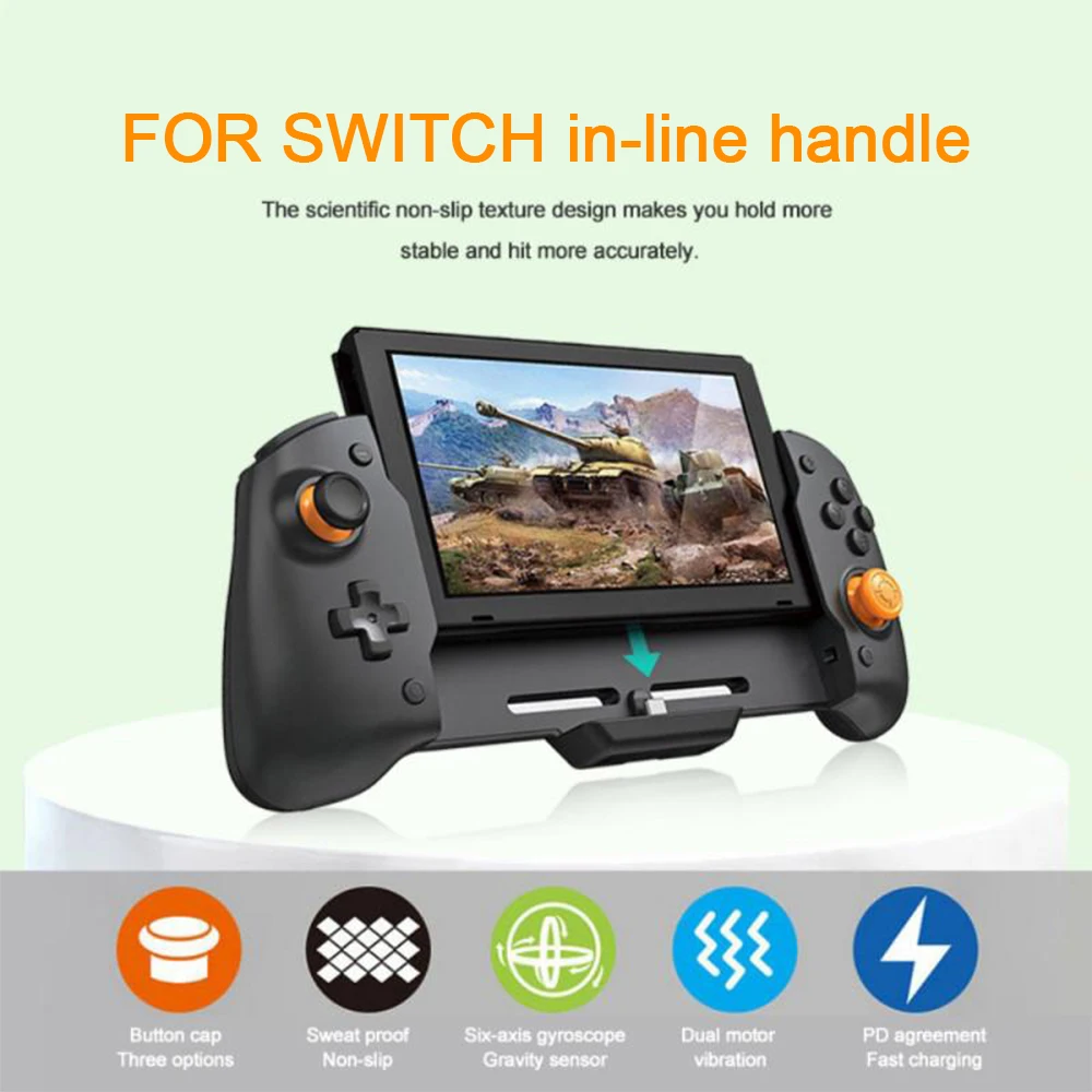 DOBE Cotroller Двухдвигательный вибрация 6-Axis Gyro 3D джойстика геймпад консоли