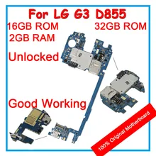 Оригинальная материнская плата для LG G3 D855 32 Гб 16 Гб rom разблокированная материнская плата с чипами Система Android для замены