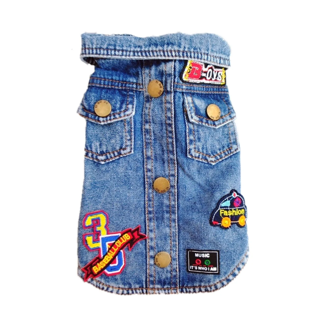 Костюм для собак одежда домашних животных пальто куртка джинсы осенняя