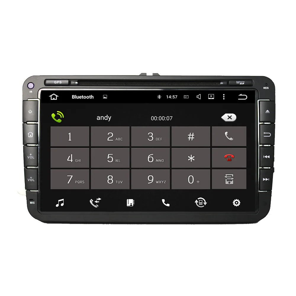 8 &quot2 Din ядер Android 9 0 автомобильный dvd плеер для VW сиденье Jetta 2006 2012 аудио стерео 1024*600