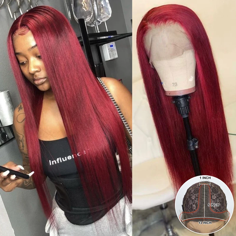 99J бордовый парик с волнистыми волосами медово-блонд парики из человеческих