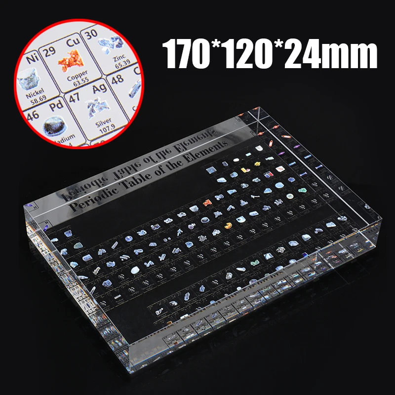 Акриловые химические элементы 1 шт. настольная подставка декоративные в рамке