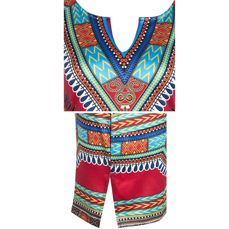 Модное летнее платье элегантное женское сексуальное без рукавов Африканский