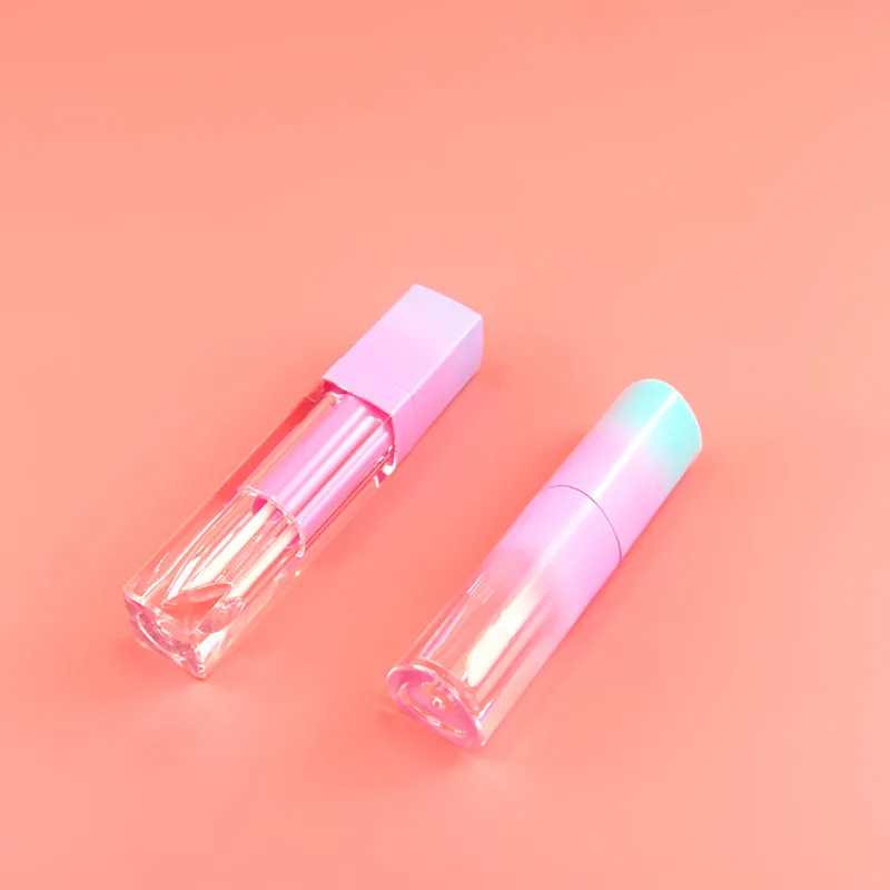 

10/30/50 шт 4 мл 5 мл-Класс прозрачный блеск для губ трубка розовый синий контейнер для гигиенической помады контейнер в бутылки для многоразового использования, бесплатная доставка