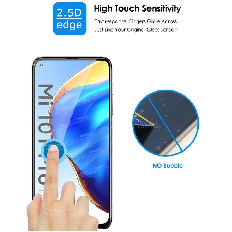 Закаленное стекло 10D для Xiaomi 10 T Pro защитная пленка экрана Xiomi Mi Lite Mi10T Light 10tpro 10tlite 2