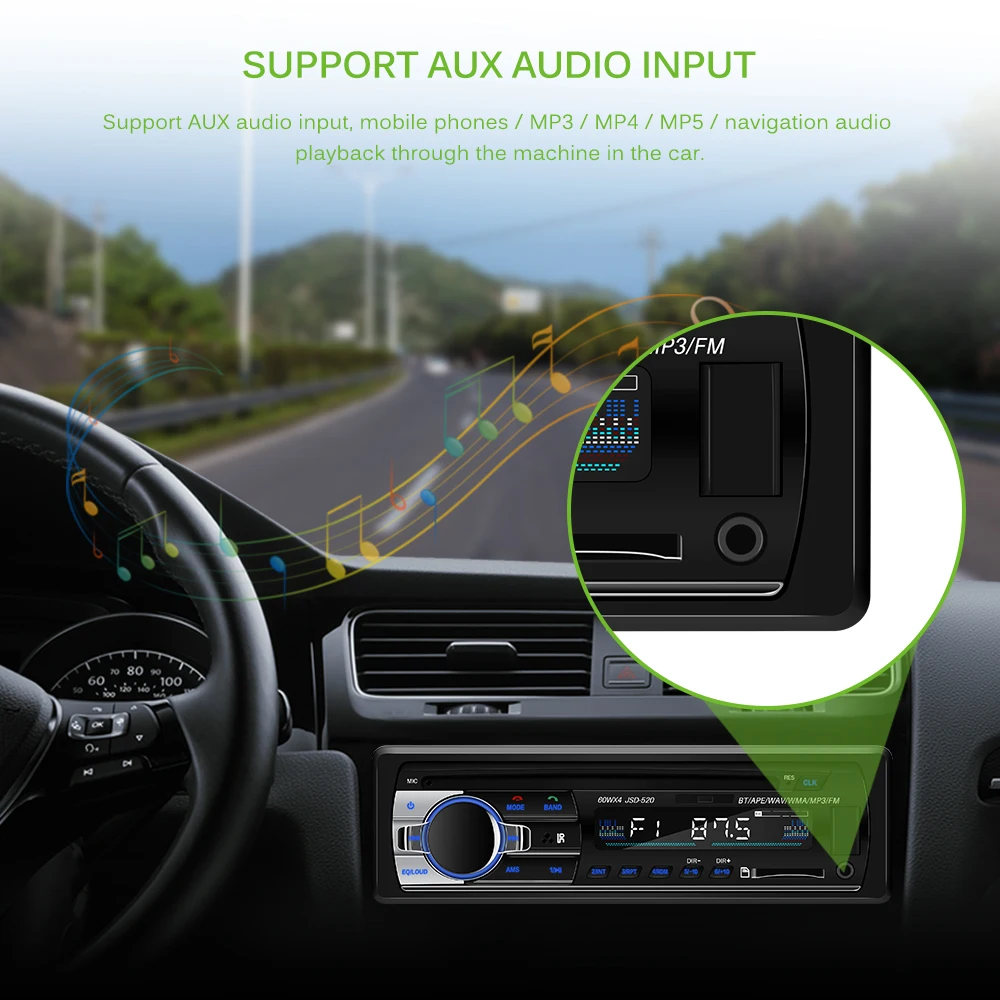 Автомагнитола TIOODRE с Bluetooth стереозвук FM mp3-плеер 12 в пост. Тока USB MP3 MMC WMA FLAC