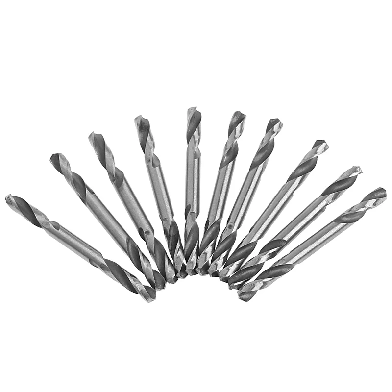 

10Pcs 4.2mm HSS Double Ended Spiral Torsion Drill Tools Drill Set