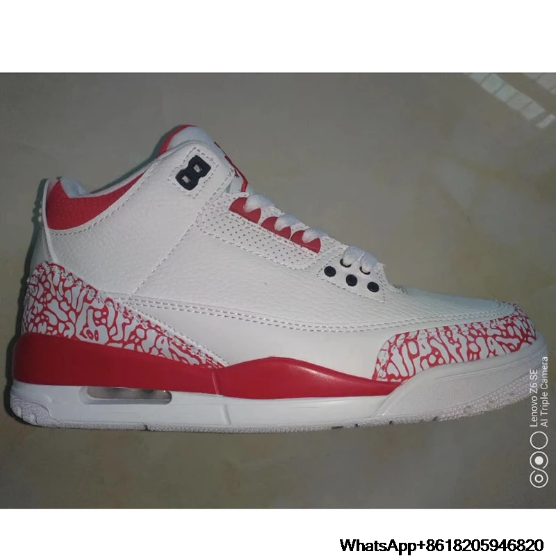 

2021 Hot Air III Mens 3 AJ 3 Khaled Grateful PE Basketball Men Fire Red 3s Man Basket Ball Sports Sneakers Shoes US 7-12