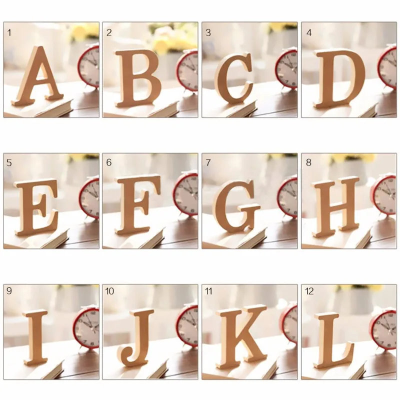 Декоративные буквы 10 см деревянные DIY украшение для дома реквизит фотосессии