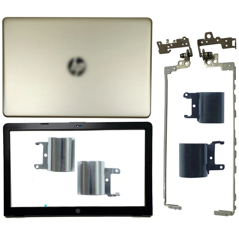 

Золото ноутбук чехол 924893-001 для ноутбука HP Pavilion 15-BS 15T-BS 15-BW 15Z-BW ЖК-дисплей задняя крышка/передняя панель/петли крышки