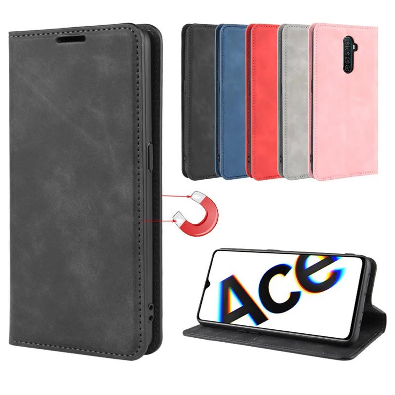 Кожаный чехол с магнитной застежкой для K5 Realme XT X2 Pro Reno Ace|Чехлы-портмоне| |