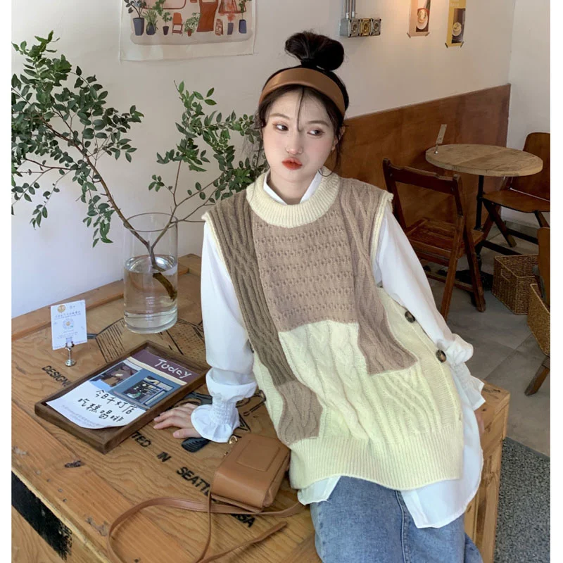 

CMAZ 2021 Autumn Winte Sweater Women Tops Knitted Pullover Korean Style Cardigan Soft Warm Pull Thick Outwear