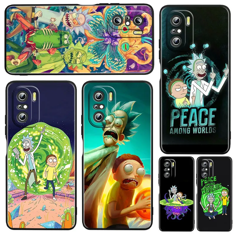 

Anime Ricks And Pic For Xiaomi Redmi 10 10X Pro 9T 9C NFC 9A 9 8A 8 7 6 5 Plus 4X Silicone Soft Black Phone Case