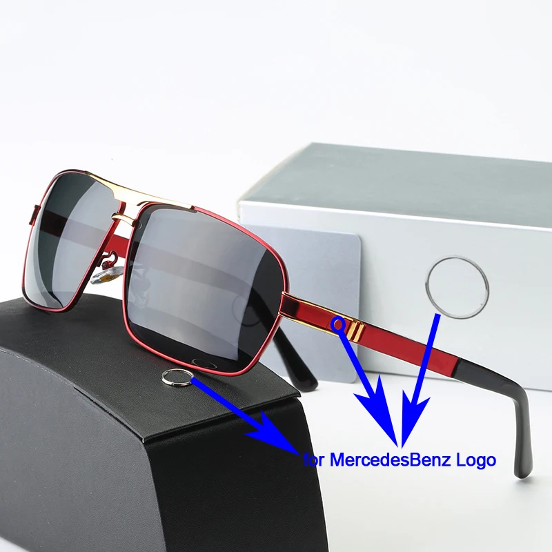 

Car Polarized Sunglasses Anti-UV Universal for Mercedes Benz all Models 2021 Men New Fashion HD Eyeglasses Driving Sun Glass