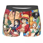 Цельная обезьянка D. Luffy японское аниме трусы хлопковые трусы Мужское нижнее белье сексуальные короткие трусы