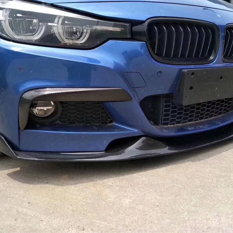 2 шт. автомобильный карбоновый стиль M спортивный передний бампер распределитель