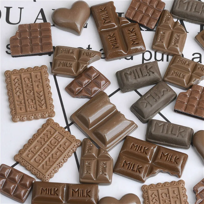 Твердая обложка имитация шоколада крем из смолы еда игровые аксессуары набор