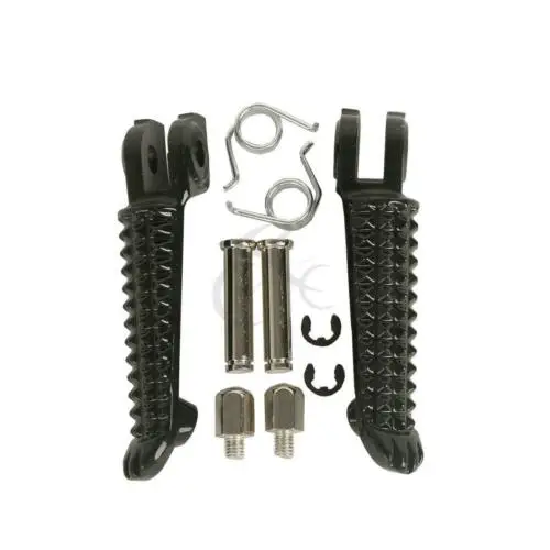 Motorcycle Front Footrest Footpegs For Yamaha Honda Kawasaki Left Right Aluminum black 6 styles 1pair | Автомобили и мотоциклы
