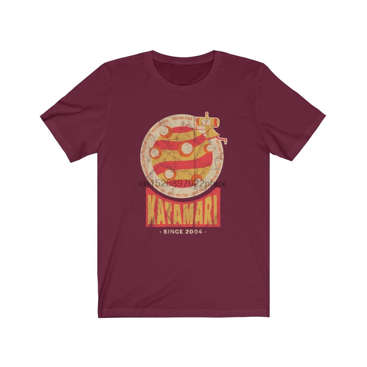

Retro Katamari Distressed Tee men t shirt