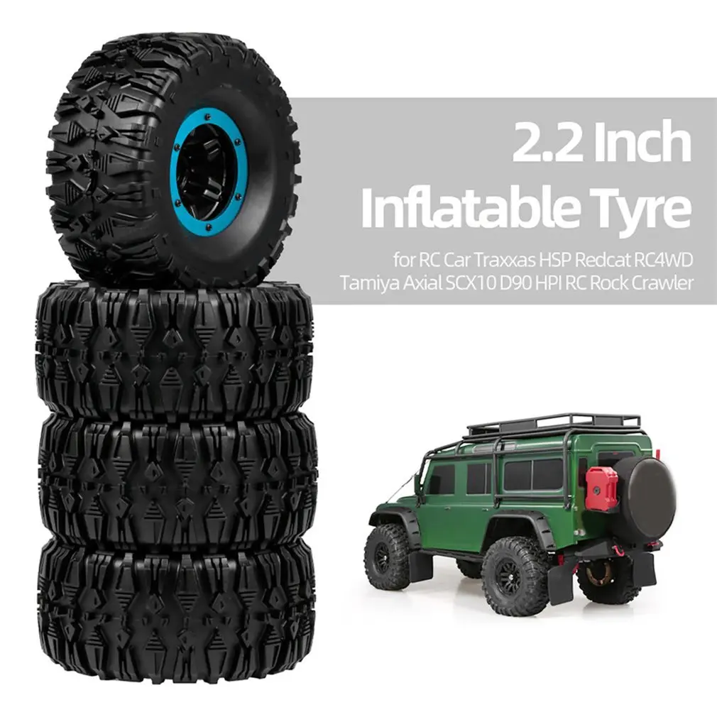 

4pcs 2.2-inch Pneumatic Tire 135 / 62 Diamond-shaped/Axe-shaped Torch Tread For Rc Car Model Accessories