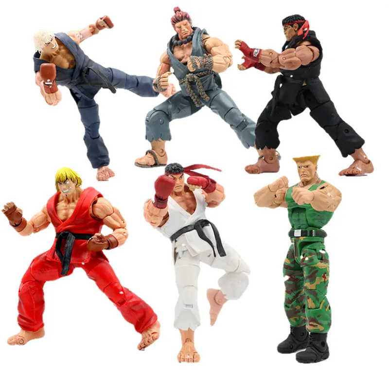 Супер фигурка игры 18 см/7 дюймов Ken Super Ryu Guile Gouki фигурки игрушки куклы модель