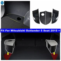 fire extinguisher installation holder case cover trim plastic fit for mitsubishi outlander 5 seat 2015 2020 black interior kit