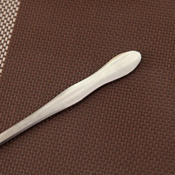 Coffee Stirring Long Handle Spoon Stainless Steel Mixing Small Round Tea Dessert Honey Dinnerware Tableware Supply | Дом и сад