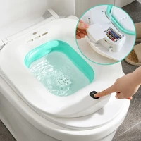 electric folding toilet bidet postpartum woman bath toilet seat self cleaning hip irrigator soaking bathtub hemorrhoid treatment