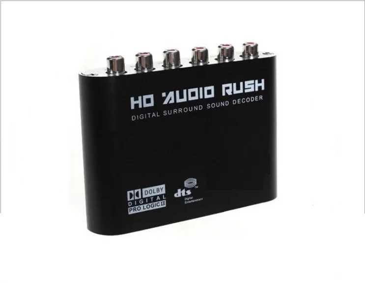1 шт./лот SPDIF 5 1/5.1 канальный DTS/AC 3 домашний кинотеатр аудио декодер шестеренка