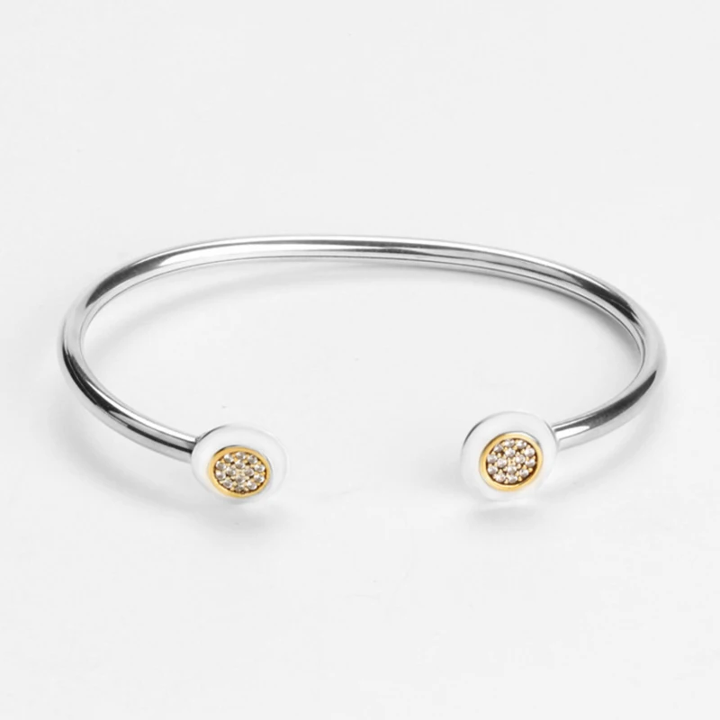 BBee Base Moments Bangle Openwork Open Bracelets Fit Bracelet Fashion Women Bead Charm Gift DIY Jewelry | Украшения и аксессуары