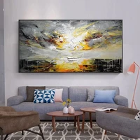 landscape abstract painting style modern wall art canvas painting acrylic paints for home wall decoration no frame