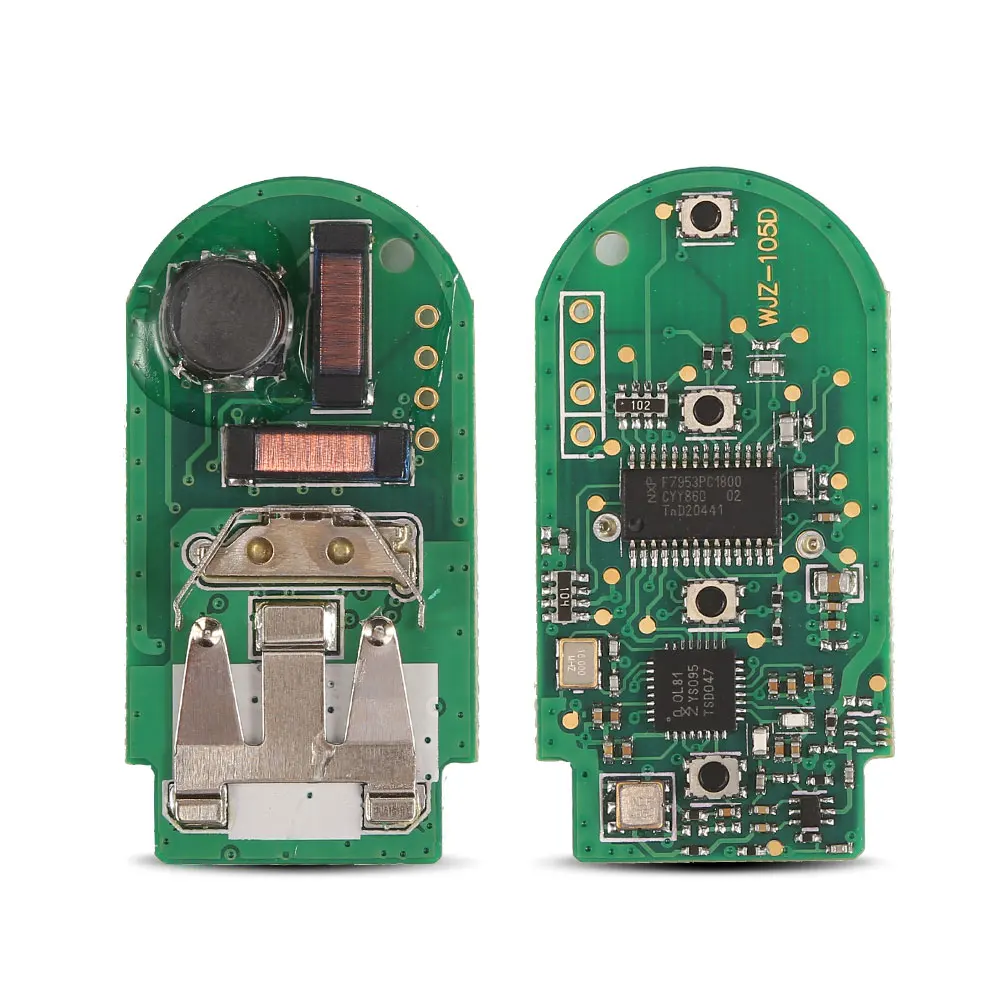 Обновленный автомобильный пульт дистанционного управления WhatsKey с 4 кнопками чип