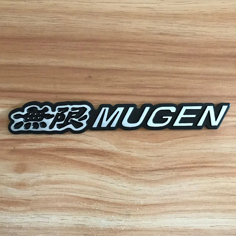 JDM матовая алюминиевая Автомобильная наклейка Для MUGEN power логотип наклейки на